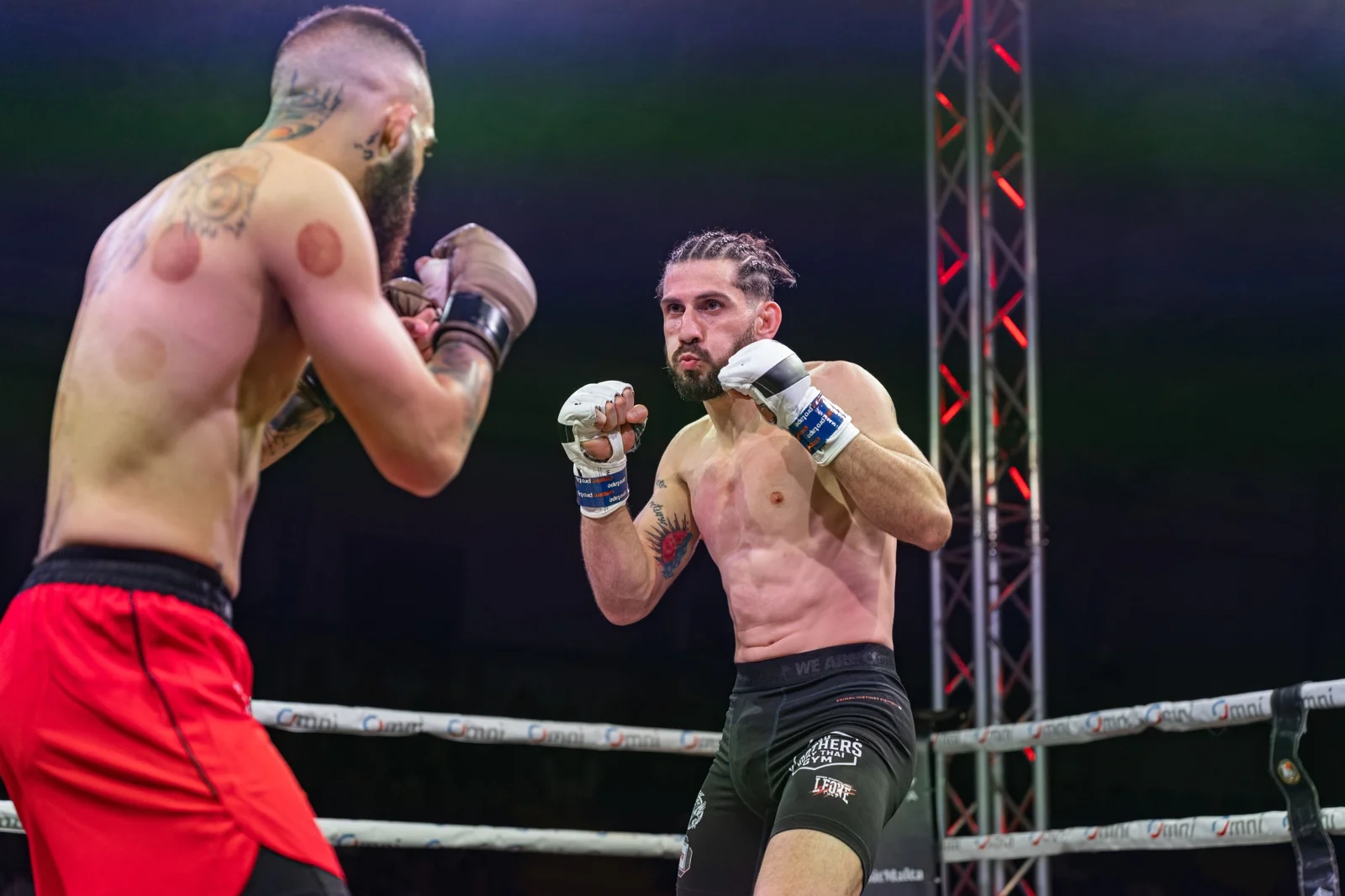 Standing action in the ring